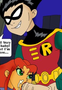 Rating: Explicit Score: 0 Tags: dc dc_comics dick_grayson female male robin_(dc) robin_(dick_grayson) rule34 starfire straight_hair teen_titans User: bunchy7s