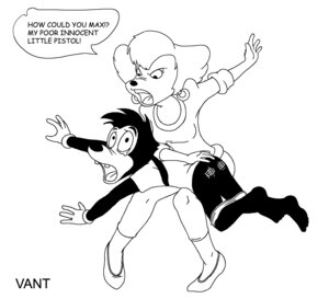 Rating: Explicit Score: 0 Tags: anthro ass canine clothes disney dog female femdom fur furry furry_only goof_troop male malesub max_goof milf monochrome peg_pete rule34 spanking tagme text vant User: bunchy7s