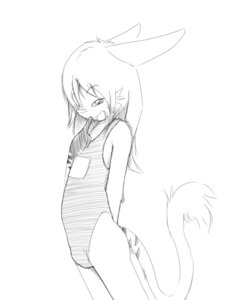 Rating: Questionable Score: 0 Tags: 3:4 acchan_(arkaid) anthro arkaid black_and_white buckteeth bulge clothed clothing domestic_cat e621 felid feline felis femboy fur hair hybrid lagomorph leporid looking_aside looking_at_viewer male mammal monochrome rabbit side_view simple_background sketch solo tail tail_tuft teeth tuft white_background young young_anthro young_male User: bunchy7s