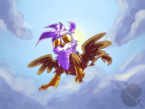 Rating: Safe Score: 0 Tags: 2013 4:3 avian beak brown_body brown_feathers brown_fur cloud e621 feathered_wings feathers female feral friendship_is_magic fur gilda_(mlp) gryphon hasbro looking_down lunwere my_little_pony mythological_avian mythological_creature mythology outside purple_body purple_feathers sky skyscape solo sun tail white_body white_feathers wings yellow_eyes young young_feral User: bunchy7s