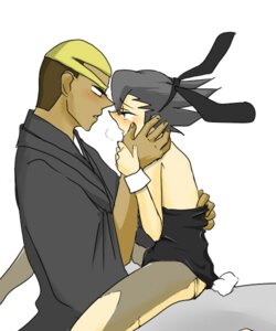Rating: Explicit Score: 0 Tags: artist_request blush clothes color crossdressing grimsley human male male_only marshal_(pokemon) multiple_males pokemon rule34 side_view sitting skinny tagme yaoi User: bunchy7s