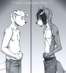 Rating: Questionable Score: 0 Tags: anthro canid canine canis clothed clothing domestic_dog duo e621 english_text eye_contact greyscale hair long_hair looking_at_another male mammal monochrome oomizuao overweight sam_(oomizuao) slightly_chubby slim spike_(oomizuao) tail text topless User: bunchy7s Rating: Questionable Score: 0 Tags: anthro canid canine canis clothed clothing domestic_dog duo e621 english_text eye_contact greyscale hair long_hair looking_at_another male mammal monochrome oomizuao overweight sam_(oomizuao) slightly_chubby slim spike_(oomizuao) tail text topless User: bunchy7s