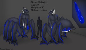 Rating: Explicit Score: 0 Tags: 2014 arachnid arthropod black_sclera blue_eyes blue_penis e621 eliana-asato front_view genitals grey_hair hair hybrid male model_sheet multiple_angles penis short_hair side_view solo spider standing taur User: bunchy7s