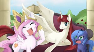 Rating: Safe Score: 0 Tags: blue_eyes crown cutie_mark e621 equid equine feathered_wings feathers female feral friendship_is_magic green_eyes group hair hasbro headgear horn lauren_faust_(character) mammal miminoren my_little_pony mythological_creature mythological_equine mythology open_mouth pink_hair princess princess_celestia_(mlp) princess_luna_(mlp) quadruped royalty tail winged_unicorn wings young young_female young_feral User: bunchy7s