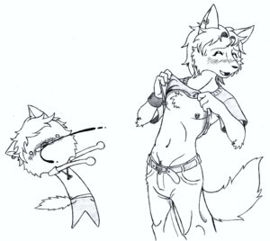 Rating: Questionable Score: 0 Tags: 2012 anime_nosebleed anthro black_and_white blood blush blush_lines bodily_fluids canid canine canis chibi clothing duo e621 ear_piercing ear_ring eyewear hi_res male male/male mammal monochrome nipple_piercing nipple_ring nipples nosebleed piercing ring_piercing simple_background tarathiellyris white_background wolf User: bunchy7s