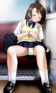 Rating: Explicit Score: 0 Tags: blush bowtie brown_hair closed_eyes densha female footwear hair_ornament hairclip human long_hair miniskirt nonsexual pale_skin panchira_sit panties pantyshot pantyshot_(sitting) pantyshot_sitting pleated_skirt public rule34 school_uniform seifuku serafuku shirt shoes sitting skirt sleeping sleeping_upright sleeveless_sweater socks sweater sweater_vest train train_interior underwear upskirt vest white_panties User: bunchy7s