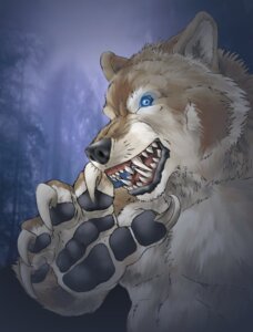 Rating: Safe Score: 0 Tags: abs anthro biceps black_nose black_pawpads blue_eyes brown_body brown_fur canid canine canis claws clothed clothing digitigrade e621 fangs forest fur glowing glowing_eyes growling looking_at_viewer male mammal muscular muscular_anthro muscular_male mythological_canine mythological_creature mythology onewindcatcher open_mouth outside pawpads paws pecs plant pose solo tan_body tan_fur teeth threatening tongue topless tree werecanid werecanine werecreature werewolf wolf User: bunchy7s