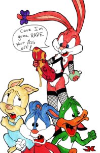 Rating: Explicit Score: 0 Tags: anthro babs_bunny bird bottomless buster_bunny dildo duck fear female fishnet_stockings fishnets fur furry furry_ears furry_tail hamton_j_pig imminent_rape interspecies jk looking_back lubricant male mammal multiple_boys nipples open_eyes pig plucky_duck rabbit rule34 running sex_toy standing strap-on strapon studded_dildo tail tiny_toon_adventures uncensored User: bunchy7s