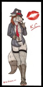 Rating: Questionable Score: 0 Tags: 2010 accessory ace_stryker anthro black_border border breasts canid canine canis clothing e621 female fishnet_clothing gangster legwear looking_at_viewer mammal necktie nipples pinup pose solo stockings tail wolf User: bunchy7s