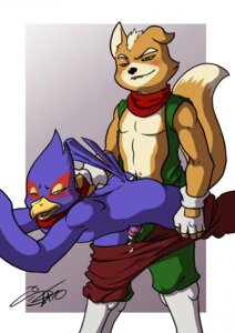 Rating: Explicit Score: 0 Tags: anal anal_penetration anthro anthro_on_anthro avian beak bird blue_body blue_feathers bodily_fluids canid canine clothed clothing cum duo e621 falco_lombardi falcon falconid feathers flaccid fox fox_mccloud genital_fluids genitals hi_res interspecies male male/male male_penetrated male_penetrating male_penetrating_male mammal naughty_face nintendo partially_clothed penetration penile penile_penetration penis penis_in_ass rockgaara sex smile star_fox tail User: bunchy7s