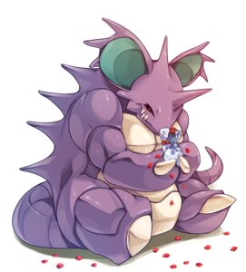 Rating: Safe Score: 0 Tags: accessory big_ears blush duo e621 female feral flower flower_in_hair generation_1_pokemon hair hair_accessory happy hi_res horn kwns_s_(nemu) love male nidoking nidoran nidoran♀ nintendo nuzzling petals plant pokemon pokemon_(species) romantic romantic_couple scalie simple_background sitting size_difference smile tail white_background User: bunchy7s