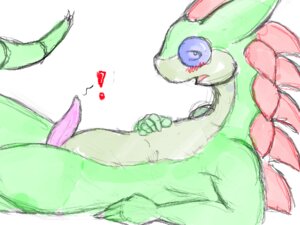Rating: Explicit Score: 0 Tags: 4:3 blush e621 erection exclamation_point fakemon flygon fusion generation_3_pokemon genitals lying male nintendo nude on_back penis pokemon pokemon_(species) sandgon_(sandnite) scarneck_(artist) simple_background solo tail white_background User: bunchy7s