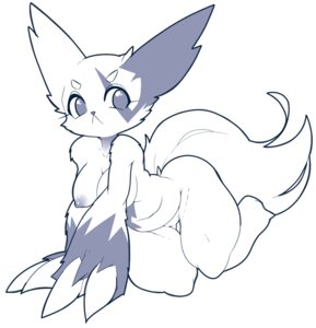 Rating: Questionable Score: 0 Tags: 2014 :< anthro big_breasts blue_and_white breasts e621 female generation_3_pokemon heart_symbol hi_res looking_at_viewer monochrome nintendo nipples pokemon pokemon_(species) solo source_request unknown_artist zangoose User: bunchy7s
