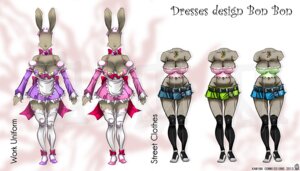 Rating: Safe Score: 0 Tags: 2013 anthro big_breasts bonbon_(hollandworks) bottomwear breasts cleavage clothed clothing digital_media_(artwork) dress e621 english_text female footwear high_heels hollandworks jewelry kamina1978 lagomorph legwear leporid mammal mannequin model_sheet necklace rabbit ribbons shoes skirt solo standing stockings text uniform wide_hips User: bunchy7s