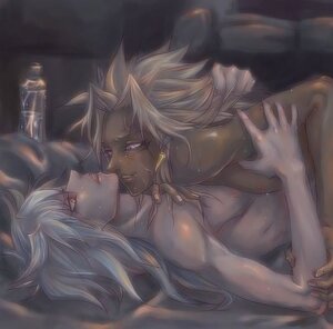 Rating: Explicit Score: 0 Tags: 2boys blonde_hair dark_skin male multiple_boys multiple_males naked nude purple_eyes red_eyes rule34 sex spiked_hair spiky_hair violet_eyes water yami_bakura yami_marik yaoi yu-gi-oh! User: bunchy7s