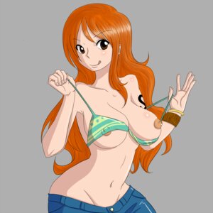 Rating: Explicit Score: 0 Tags: 1girls :p arm_tattoo bikini bikini_top black_tattoo blush bracelet breasts clothes clothing color female female_only human jeans jewelry large_breasts long_hair nami_(one_piece) navo nipples one_piece orange-haired_female orange_hair post-timeskip rule34 solo straight_hair striped_bikini tattoo tongue User: bunchy7s