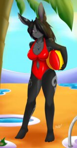 Rating: Safe Score: 0 Tags: angel_loveridge anthro ball barefoot beach beach_ball big_breasts biped black_body black_fur black_hair black_nose breasts cleavage clothed clothing cloud dark_body dark_fur detailed_background digital_media_(artwork) e621 feet female fur grin hair hi_res holding_ball holding_object inflatable lagomorph las_lindas leporid long_hair looking_at_viewer mammal mleonheart navel one-piece_swimsuit outside palm_tree plant pool_toy purple_eyes rabbit sand seaside sky smile solo standing swimwear tattoo thick_thighs tree water User: bunchy7s