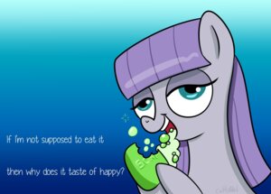 Rating: Safe Score: 0 Tags: 2014 blue_eyes catfood-mcfly dialogue e621 earth_pony eating english_text equid equine female friendship_is_magic hair hasbro horse mammal maud_pie_(mlp) my_little_pony pony purple_hair smile soap solo text User: bunchy7s