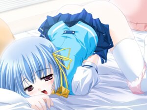 Rating: Explicit Score: 0 Tags: blue blue_hair blush bow female game_cg hair_ribbon himuro_suzune imouto_watashi_donna_koto_datte... masturbation panties panties_around_one_leg pillow pink_panties purple_eyes ribbon rule34 school_uniform skirt skirt_lift thighhighs top-down_bottom-up underwear User: bunchy7s