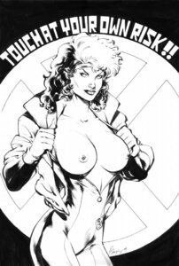 Rating: Explicit Score: 0 Tags: 1girls anna_marie big_breasts breasts buzz_(artist) clothing english_text female female_only headband human jacket looking_at_viewer marvel marvel_comics monochrome nipples open_clothing rogue_(x-men) rule34 solo standing tagme touch_at_your_own_risk wavy_hair x-men User: bunchy7s