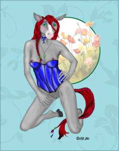 Rating: Explicit Score: 0 Tags: anthro beads biped braided_hair breasts bustier clothing corset e621 equid equine female flower gem genitals green_eyes grey_body hair hi_res hooves horse jewelry kneeling lingerie mammal necklace nipple_piercing nipples piercing plant pose red_hair ribbons solo tail topwear uys vulva User: bunchy7s Rating: Explicit Score: 0 Tags: anthro beads biped braided_hair breasts bustier clothing corset e621 equid equine female flower gem genitals green_eyes grey_body hair hi_res hooves horse jewelry kneeling lingerie mammal necklace nipple_piercing nipples piercing plant pose red_hair ribbons solo tail topwear uys vulva User: bunchy7s