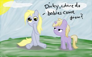 Rating: Safe Score: 0 Tags: blonde_hair cloud cool_colors derp_eyes derpy_hooves_(mlp) detailed_background dinky_hooves_(mlp) duo e621 english_text equid equine female feral friendship_is_magic grey_body hair hasbro horn long_hair mammal my_little_pony mythological_creature mythological_equine mythology outside short_hair sitting sky standing sun tail text thinking thoughtful_expression toony unicorn unimpressed unknown_artist yellow_eyes young young_feral User: bunchy7s