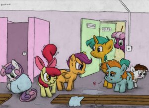 Rating: Safe Score: 0 Tags: 2012 absurd_res apple_bloom_(mlp) blush brown_hair cheerilee_(mlp) cutie_mark cutie_mark_crusaders_(mlp) e621 earth_pony equid equine feathered_wings feathers female feral friendship_is_magic green_eyes green_hair group hair hasbro hi_res horn horse jarwall male mammal multicolored_hair my_little_pony mythological_creature mythological_equine mythology orange_body orange_feathers pegasus pink_hair pipsqueak_(mlp) pony purple_hair quadruped scootaloo_(mlp) snails_(mlp) snips_(mlp) sweetie_belle_(mlp) tail towel two_tone_hair unicorn wings young young_feral User: bunchy7s