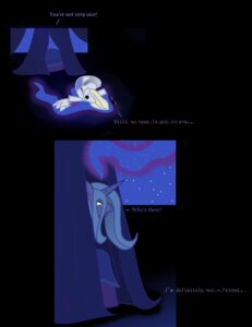 Rating: Safe Score: 0 Tags: absurd_res bed blue_hair comic dazed-and-wandering e621 english_text equid equine female friendship_is_magic furniture hair hasbro hi_res horn mammal my_little_pony mythological_creature mythological_equine mythology night nightmare_moon_(mlp) princess_luna_(mlp) puppet text unicorn User: bunchy7s
