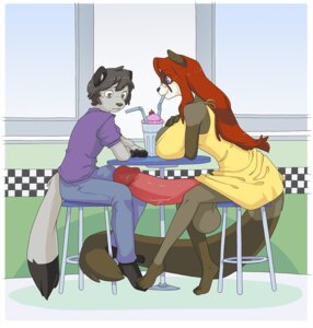 Rating: Explicit Score: 0 Tags: 2014 4_toes anthro balls barefoot beverage big_balls big_breasts big_penis black_hair blue_eyes bottomwear breasts brown_body brown_eyes brown_fur bulge clothed clothing diner domestic_ferret dress duo e621 erection erection_under_clothing eyewear feet ferity footsie fur furniture genitals glasses grey_body grey_fur gynomorph hair hi_res huge_balls huge_breasts huge_penis humanoid_genitalia humanoid_penis hyper hyper_balls hyper_genitalia hyper_penis intersex male mammal milkshake mustelid musteline pants paws penis public public_erection red_hair restaurant shirt sitting soroxel stoat stool toes topwear true_musteline under_table weasel User: bunchy7s