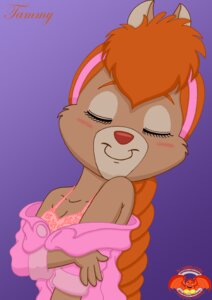 Rating: Safe Score: 0 Tags: 2006 anthro blush bra braided_hair chip_'n_dale_rescue_rangers clothing disney e621 eyes_closed female hair long_hair mammal orange_hair plumpdragon red_nose rodent sciurid smile solo tammy_squirrel tree_squirrel underwear undressing User: bunchy7s Rating: Safe Score: 0 Tags: 2006 anthro blush bra braided_hair chip_'n_dale_rescue_rangers clothing disney e621 eyes_closed female hair long_hair mammal orange_hair plumpdragon red_nose rodent sciurid smile solo tammy_squirrel tree_squirrel underwear undressing User: bunchy7s