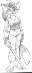 Rating: Safe Score: 0 Tags: anthro bottomwear canid canine clothing dipstick_tail e621 ear_piercing female fennec_fox footwear fox front_view greyscale hair holding_melee_weapon holding_object holding_sword holding_weapon looking_at_viewer mammal markings melee_weapon monochrome multicolored_tail pants piercing ponytail scotty_arsenault shaded shirt simple_background smile solo sword tail tail_markings tank_top topwear traditional_media_(artwork) true_fox weapon white_background User: bunchy7s Rating: Safe Score: 0 Tags: anthro bottomwear canid canine clothing dipstick_tail e621 ear_piercing female fennec_fox footwear fox front_view greyscale hair holding_melee_weapon holding_object holding_sword holding_weapon looking_at_viewer mammal markings melee_weapon monochrome multicolored_tail pants piercing ponytail scotty_arsenault shaded shirt simple_background smile solo sword tail tail_markings tank_top topwear traditional_media_(artwork) true_fox weapon white_background User: bunchy7s