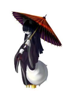 Rating: Safe Score: 0 Tags: 3:4 anthro asian_clothing black_hair canid canine canis clothing e621 east_asian_clothing female hair inari japanese_clothing kemono kimono koishi_chikasa long_hair mammal melee_weapon parasol simple_background solo sword tail weapon white_background wolf User: bunchy7s