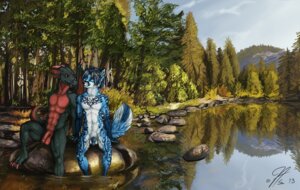 Rating: Explicit Score: 0 Tags: 2013 3_toes abs anthro asahane balls biceps black_body black_nose black_skin blue_body blue_fur blue_hair blue_penis canid canine claws cloud detailed_background dragon duo e621 feet flaccid forest fox fur genitals grass hair happy horn lake lizard male male/male mammal markings muscular mythological_creature mythological_scalie mythology narrowed_eyes nature nude outside pecs penis plant pose red_body red_penis red_skin reflection reptile rock romantic romantic_ambiance romantic_couple scales scalie shadow sitting sky smile spread_legs spreading squint stare tail tattoo toe_claws toes tree water wet white_body white_fur wood User: bunchy7s