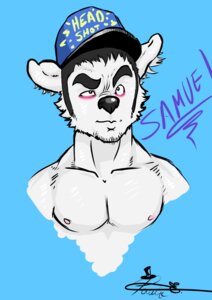 Rating: Safe Score: 0 Tags: 2013 absurd_res anthro baseball_cap black_hair black_nose blue_background bust_portrait clothing e621 eyebrows front_view fur hair hat hat_only headgear headgear_only headwear headwear_only hi_res inner_ear_fluff male marlon.cores mostly_nude nipples paulo228123 portrait samuel_(marlon.cores) short_hair simple_background solo tuft white_body white_fur User: bunchy7s Rating: Safe Score: 0 Tags: 2013 absurd_res anthro baseball_cap black_hair black_nose blue_background bust_portrait clothing e621 eyebrows front_view fur hair hat hat_only headgear headgear_only headwear headwear_only hi_res inner_ear_fluff male marlon.cores mostly_nude nipples paulo228123 portrait samuel_(marlon.cores) short_hair simple_background solo tuft white_body white_fur User: bunchy7s