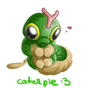 Rating: Safe Score: 0 Tags: 1:1 :3 ambiguous_gender antennae_(anatomy) arthropod black_eyes caterpie e621 english_text feral generation_1_pokemon heart_symbol insect larva looking_at_viewer low_res maaiker nintendo pokemon pokemon_(species) simple_background solo text white_background User: bunchy7s