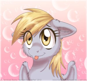 Rating: Safe Score: 0 Tags: blonde_hair bubble bust_portrait derpy_hooves_(mlp) e621 equid equine feathered_wings feathers female feral fluffy friendship_is_magic grey_body grey_feathers hair hasbro inuhoshi-to-darkpen mammal my_little_pony mythological_creature mythological_equine mythology pegasus portrait simple_background sitting solo tongue tongue_out wings yellow_eyes User: bunchy7s
