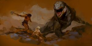 Rating: Questionable Score: 0 Tags: axe black_hair blonde_hair cloud conan_the_barbarian conan_the_barbarian_(franchise) e621 female feral group hair hi_res justin_sweet lizard male melee_weapon polearm reptile rock scalie spear trio weapon User: bunchy7s