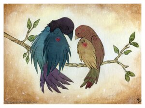 Rating: Safe Score: 0 Tags: ambiguous_gender avian beak bird border branch duo e621 feral heart_symbol in_tree on_branch plant simple_background stylized tree vampirexpenguin white_border User: bunchy7s