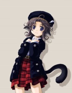 Rating: Safe Score: 0 Tags: animal_humanoid belt black_body black_fur blue_eyes bottomwear brown_hair cat_humanoid clothed clothing coat e621 felid felid_humanoid feline feline_humanoid female front_view fully_clothed fur hair hat headgear headwear humanoid humanoid_hands kilt looking_at_viewer mammal mammal_humanoid portrait simple_background solo standing tail tan_body tan_skin three-quarter_portrait topwear unknown_artist User: bunchy7s