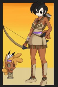 Rating: Safe Score: 0 Tags: 2012 accessory american_bison arrow_(weapon) axe bison black_hair bovid bovine bow_(weapon) clothed clothing digital_media_(artwork) e621 feathers female friendship_is_magic hair hasbro headband hi_res holding_object holding_weapon human kloudmutt little_strongheart_(mlp) looking_at_viewer mammal mask melee_weapon my_little_pony quiver_(object) ranged_weapon solo standing tomahawk totem_pole weapon User: bunchy7s