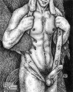 Rating: Explicit Score: 0 Tags: aged_up black_and_white erect_nipples erection exposed_nipples gay head_out_of_frame king_max_(where_the_wild_things_are) male male_only nipples open_clothes pajamas presenting rough_canvas rule34 sketch uncolored undressing where_the_wild_things_are User: bunchy7s
