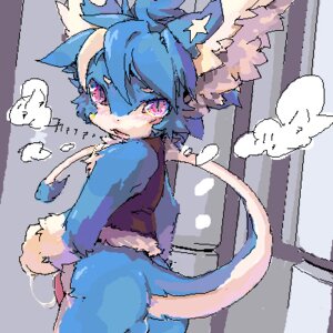 Rating: Explicit Score: 0 Tags: 1:1 anthro blue_hair blush bodily_fluids butt clothing e621 erection fur fuzisawa genital_fluids genitals hair loki_(fursuiter) looking_at_viewer looking_back low_res male mammal open_mouth penis precum shirt solo tail topwear User: bunchy7s