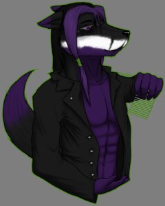 Rating: Safe Score: 0 Tags: abs accessory alpha_channel anthro black_body black_fur canid canine card card_flourish card_trick clothed clothing e621 ears_down eyewear feyyore fox fur glasses glowing hair_accessory hairband holding_card holding_object male mammal mikio nonbinary_(lore) open_clothing open_shirt open_topwear outline pivoted_ears purple_body purple_eyes purple_fur shirt simple_background solo sunglasses topwear transparent_background trick white_body white_fur User: bunchy7s