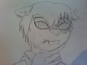 Rating: Safe Score: 0 Tags: 4:3 anthro black_and_white blazethefemboyraver cigarette e621 ear_piercing facial_piercing grandfathered_content greyscale hi_res lip_piercing male mammal monochrome pen_(artwork) piercing scarf solo traditional_media_(artwork) User: bunchy7s