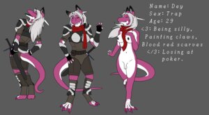 Rating: Explicit Score: 0 Tags: 2013 anthro armor biped bleuhawke breasts dey dragon e621 english_text flaccid genitals grey_background gynomorph hair hi_res horn intersex melee_weapon mythological_creature mythological_scalie mythology nipples non-mammal_breasts non-mammal_nipples nude penis pose reptile scalie simple_background solo standing sword tail text tongue weapon User: bunchy7s