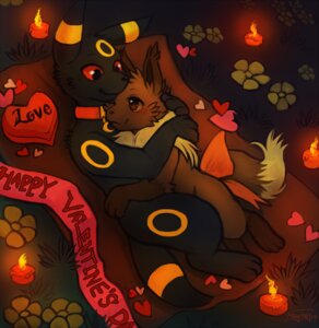 Rating: Safe Score: 0 Tags: blush brown_eyes candle canid canine collar cuddling digital_media_(artwork) duo e621 eevee eeveelution emma_the_eevee fan_character female feral fire flower generation_1_pokemon generation_2_pokemon grass haychel heart_symbol hi_res holidays male mammal nintendo plant pokemon pokemon_(species) qwazzy red_eyes ribbons romantic romantic_ambiance romantic_couple smile umbreon valentine's_day User: bunchy7s Rating: Safe Score: 0 Tags: blush brown_eyes candle canid canine collar cuddling digital_media_(artwork) duo e621 eevee eeveelution emma_the_eevee fan_character female feral fire flower generation_1_pokemon generation_2_pokemon grass haychel heart_symbol hi_res holidays male mammal nintendo plant pokemon pokemon_(species) qwazzy red_eyes ribbons romantic romantic_ambiance romantic_couple smile umbreon valentine's_day User: bunchy7s