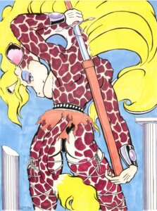 Rating: Questionable Score: 0 Tags: 1996 anthro armor belt blonde_hair blue_eyes blue_sky bracers breasts broken_column clothed clothing column e621 eyelashes female flowing_hair fur giraffe giraffid hair holding_melee_weapon holding_object holding_sword holding_weapon horn long_hair looking_at_viewer looking_back mammal melee_weapon oscar_marcus ossicone outside panties pinup pose sky smile solo sword tail tail_tuft topless tuft underwear weapon User: bunchy7s