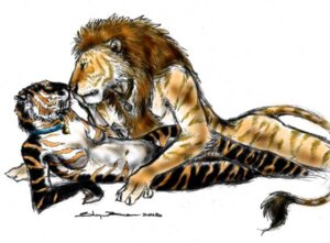 Rating: Questionable Score: 0 Tags: anthro black_body black_fur blue_eyes breasts brown_body brown_fur brown_mane chest_tuft collar duo e621 ebonytigress ebonytigress_(character) ebryn felid female fur hybrid liger lion male male/female mammal mane melanistic pantherine romantic romantic_couple sheryn_brown simple_background striped_body striped_fur stripes tail tan_body tan_fur tiger tuft white_body white_fur User: bunchy7s