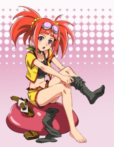 Rating: Questionable Score: 0 Tags: blush clothing dinosaur_king dressing feet female footwear fukukitaru hands legs open_mouth purple_eyes red_hair rule34 sega shorts socks stockings zoe_drake User: bunchy7s