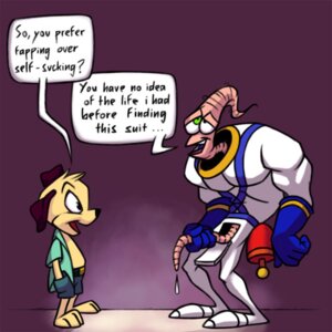 Rating: Explicit Score: 0 Tags: 1:1 2010 3_toes annelid anthro barefoot belt bodily_fluids bottomwear canid canine canis clothing cum dialogue domestic_dog duo e621 earthworm earthworm_jim earthworm_jim_(series) english_text feet gadonstriom genital_fluids green_eyes male mammal masturbation nanogrrr open_mouth penile penile_masturbation peter_puppy plantigrade shirt shorts standing teeth text toes topwear weapon what worm young young_anthro User: bunchy7s